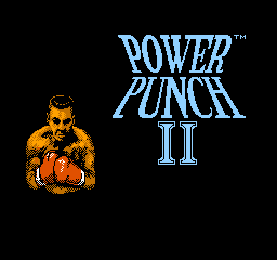 Power Punch II (USA) Title Screen